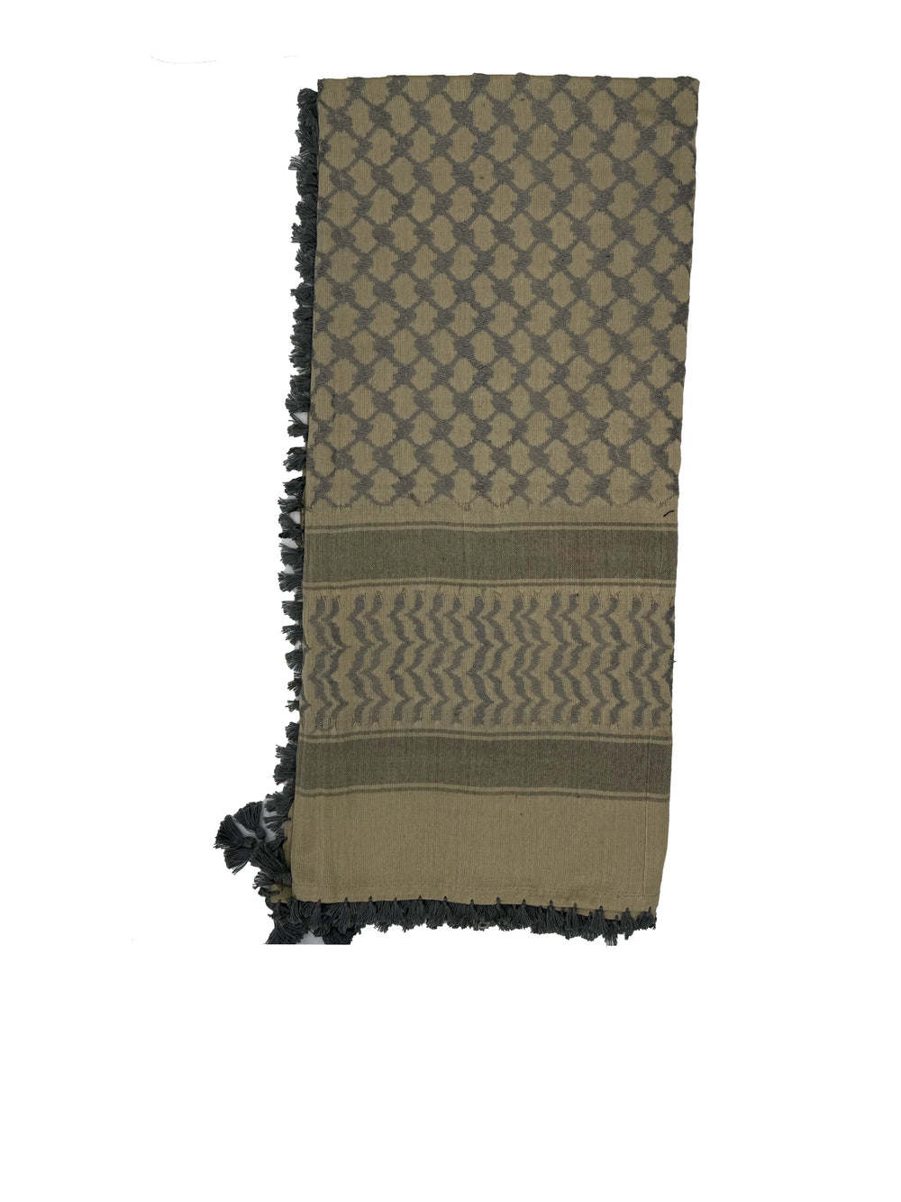 Sahara Sand x Silver Grey Palestinian Kuffiyeh