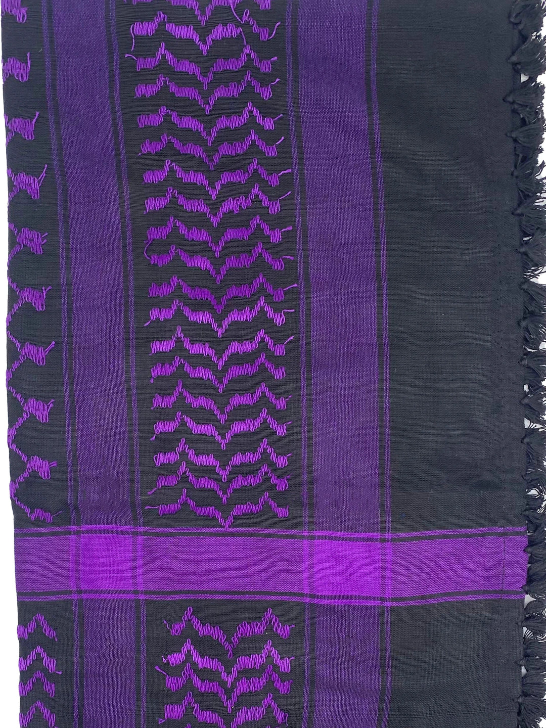 Authentic Purple X Black Palestinian Kuffiyeh