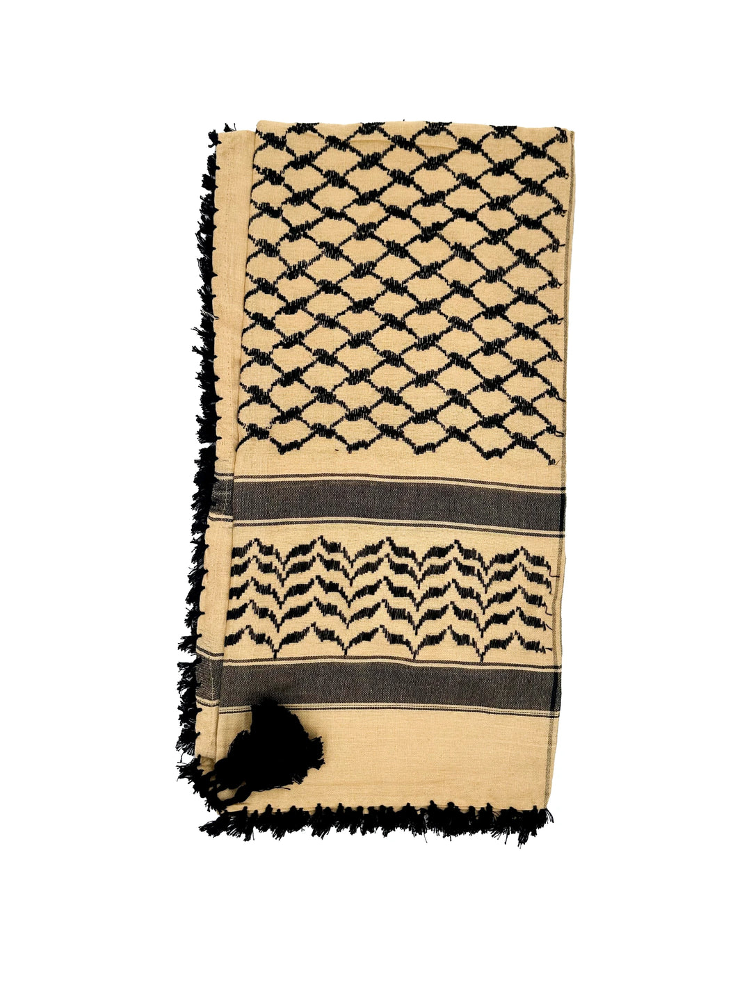 Desert X Black : Luxury Palestinian Kuffiyeh