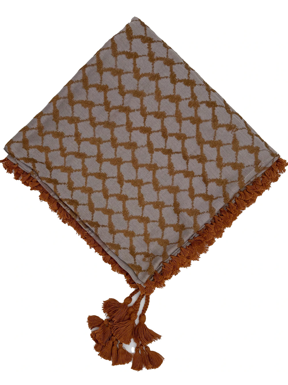 Beige & Havan Palestinian Kuffiyeh
