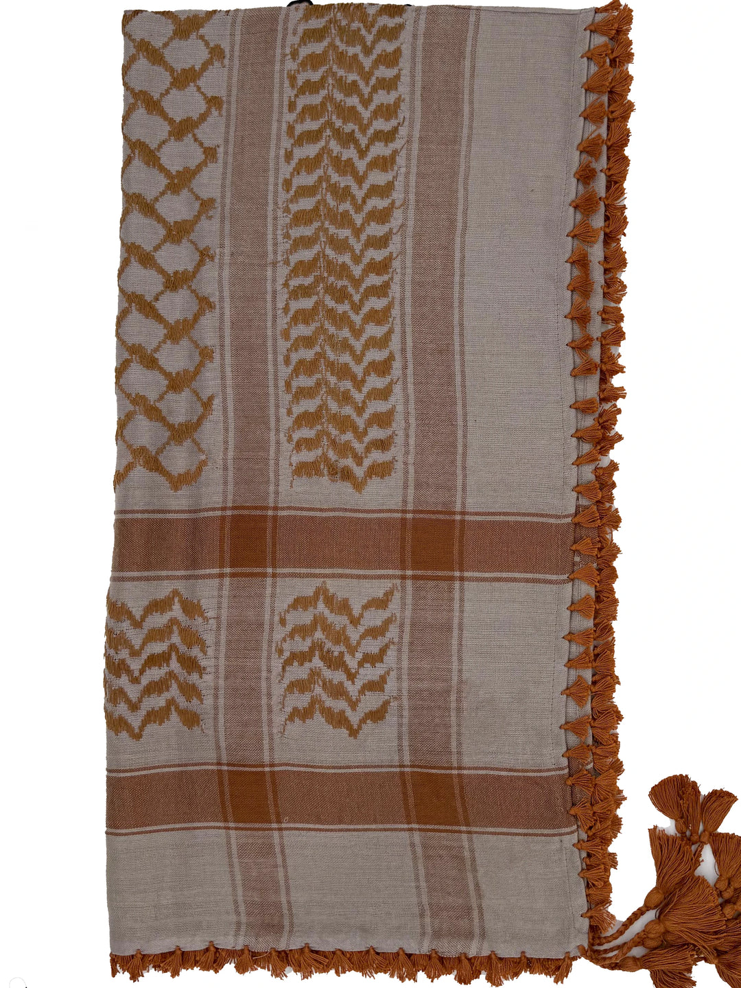Beige & Havan Palestinian Kuffiyeh