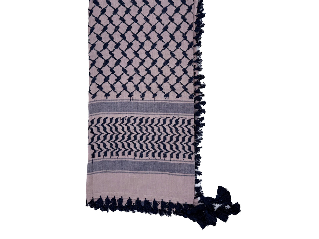 Desert Rose x Navy Blue Palestinian Kuffiyeh