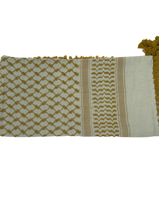 Sage Green x Gold Palestinian Kuffiyeh
