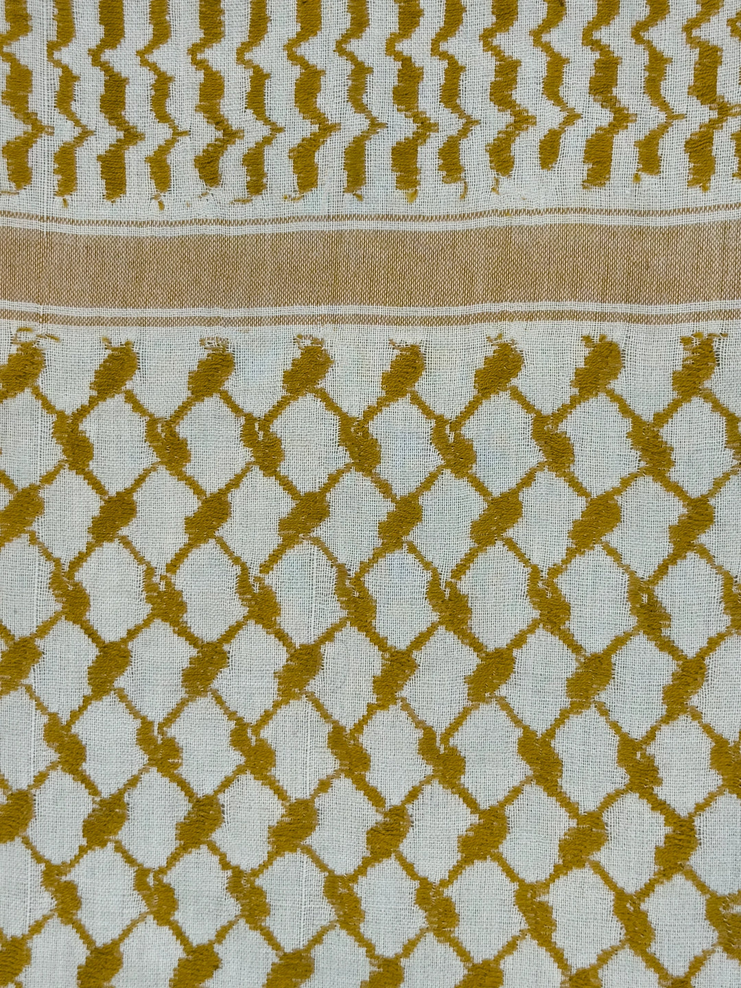 Sage Green x Gold Palestinian Kuffiyeh