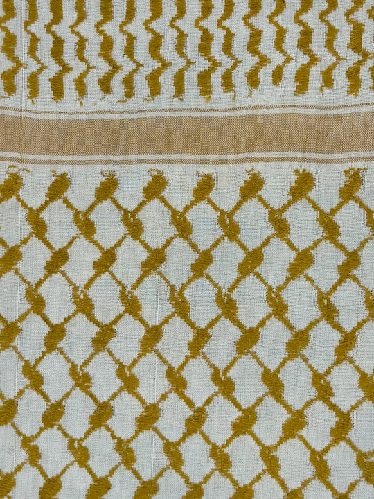 Sage Green x Gold Palestinian Kuffiyeh