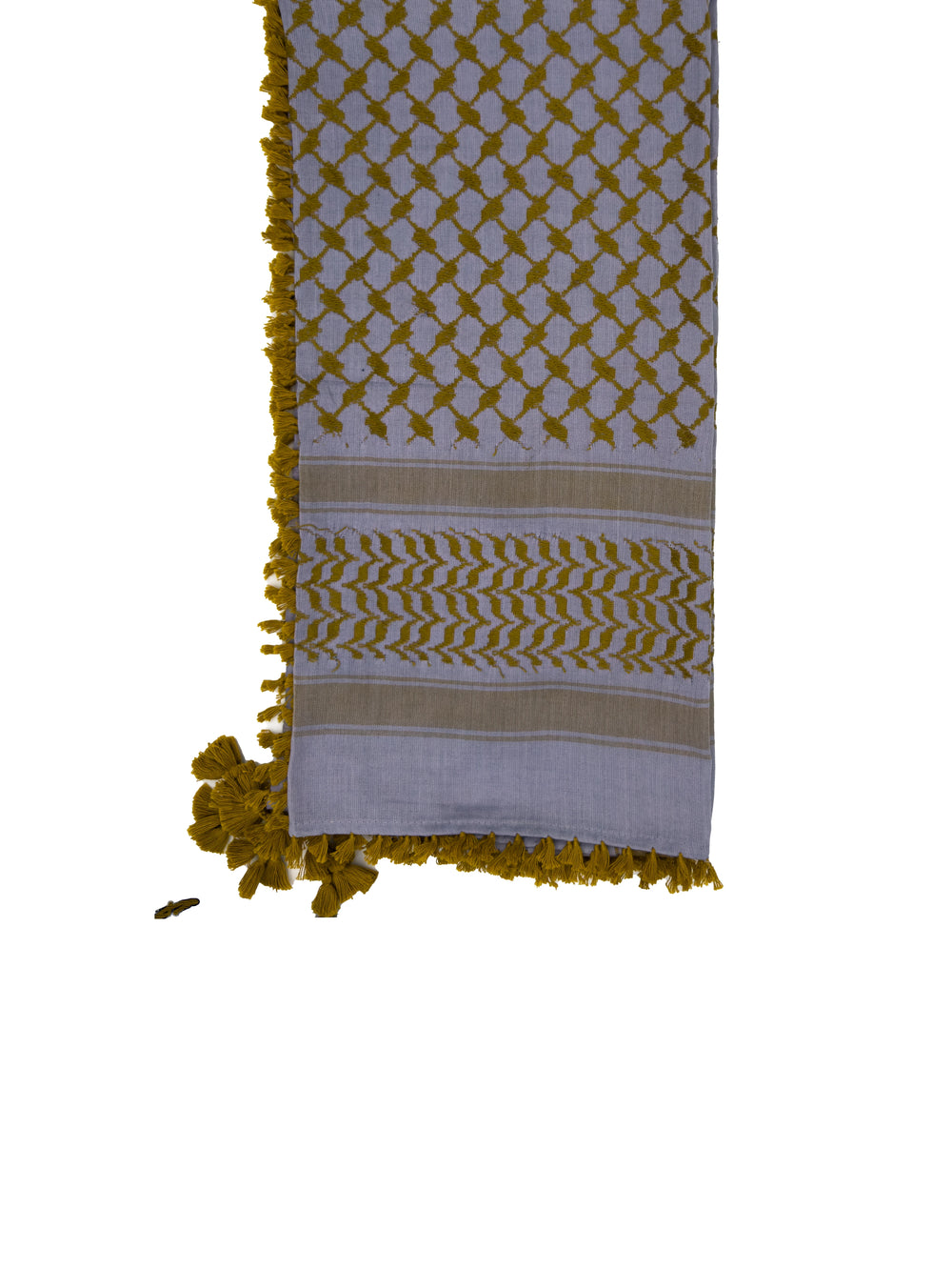 Dusty Blue x Gold Palestinian Kuffiyeh