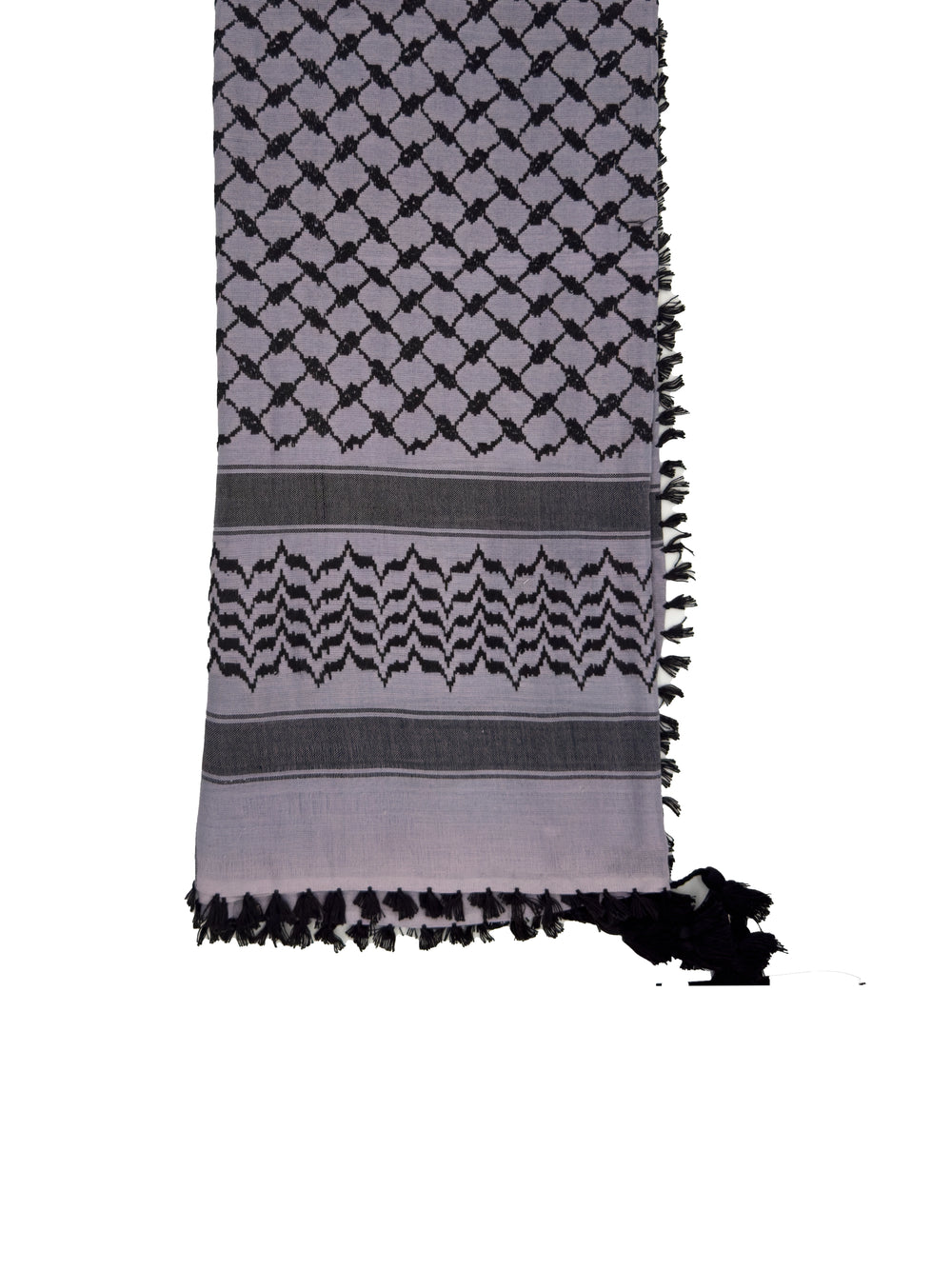 Misty Purple x Black Palestinian Kuffiyeh