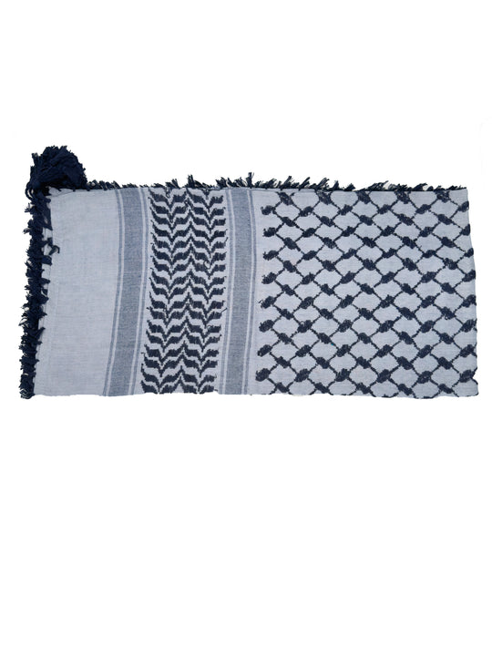 Dusty Blue x Navy Blue Palestinian Kuffiyeh