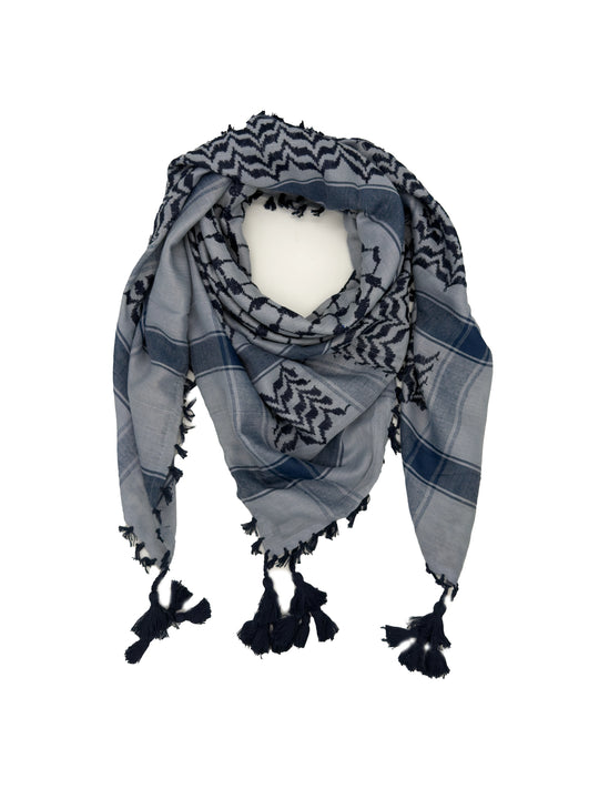 Dusty Blue x Navy Blue Palestinian Kuffiyeh
