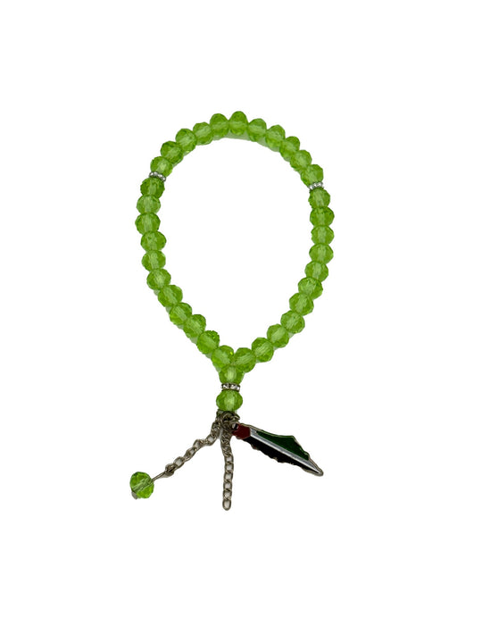 Green Light – Palestine Misbaha Bracelet