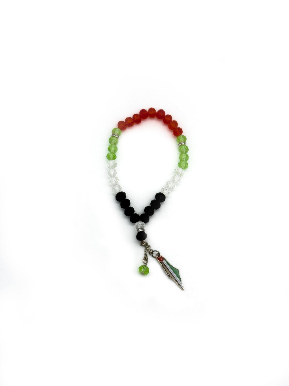 Flag in Our Hands – Palestine Misbaha Bracelet
