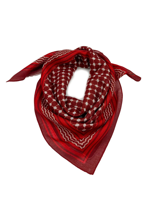Red Moon – Cotton Bandana (70x70cm)