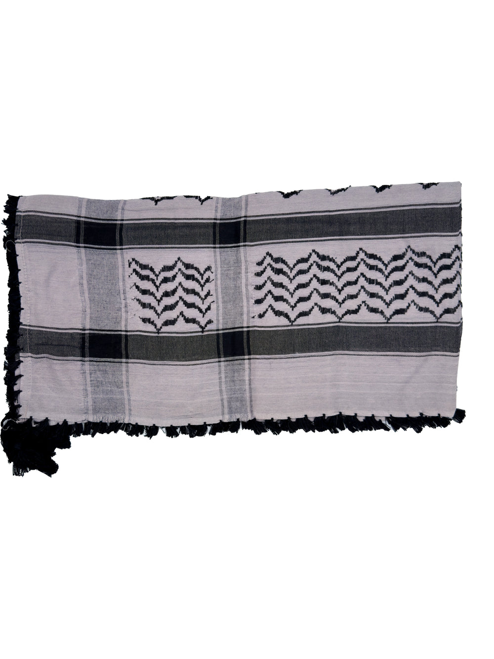 Dusty Mauve x Black Palestinian Kuffiyeh