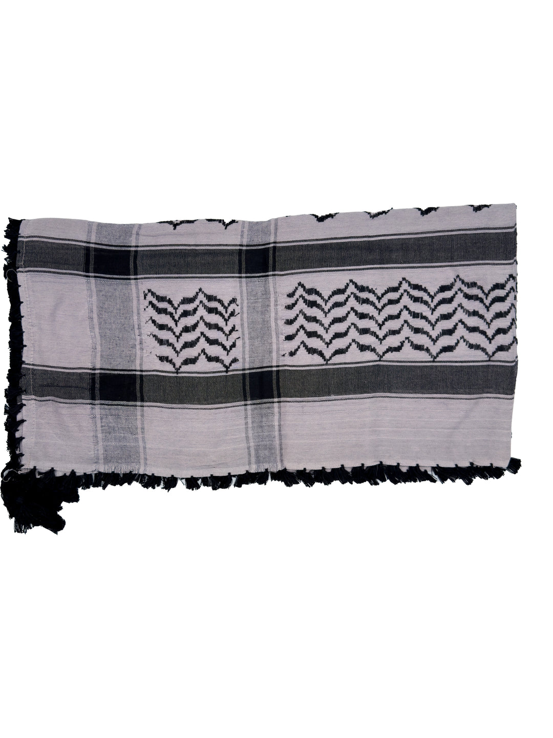 Dusty Mauve x Black Palestinian Kuffiyeh