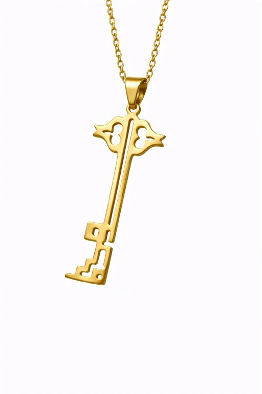 The Key of Return Necklace – Gold & Silver