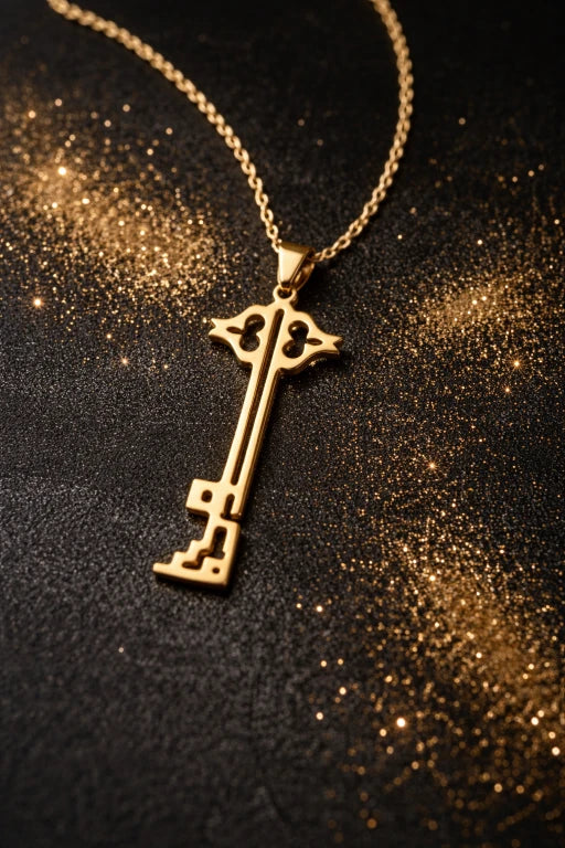 The Key of Return Necklace – Gold & Silver