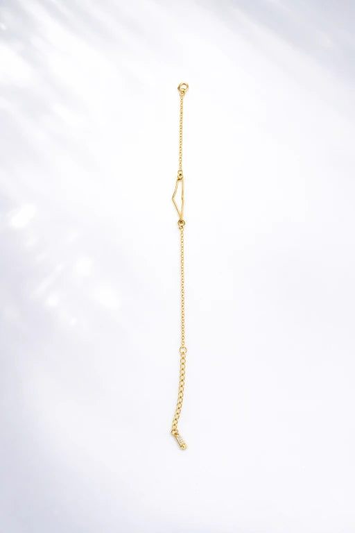 Palestine Map Bracelet – Simble Outline (Gold / Silver)