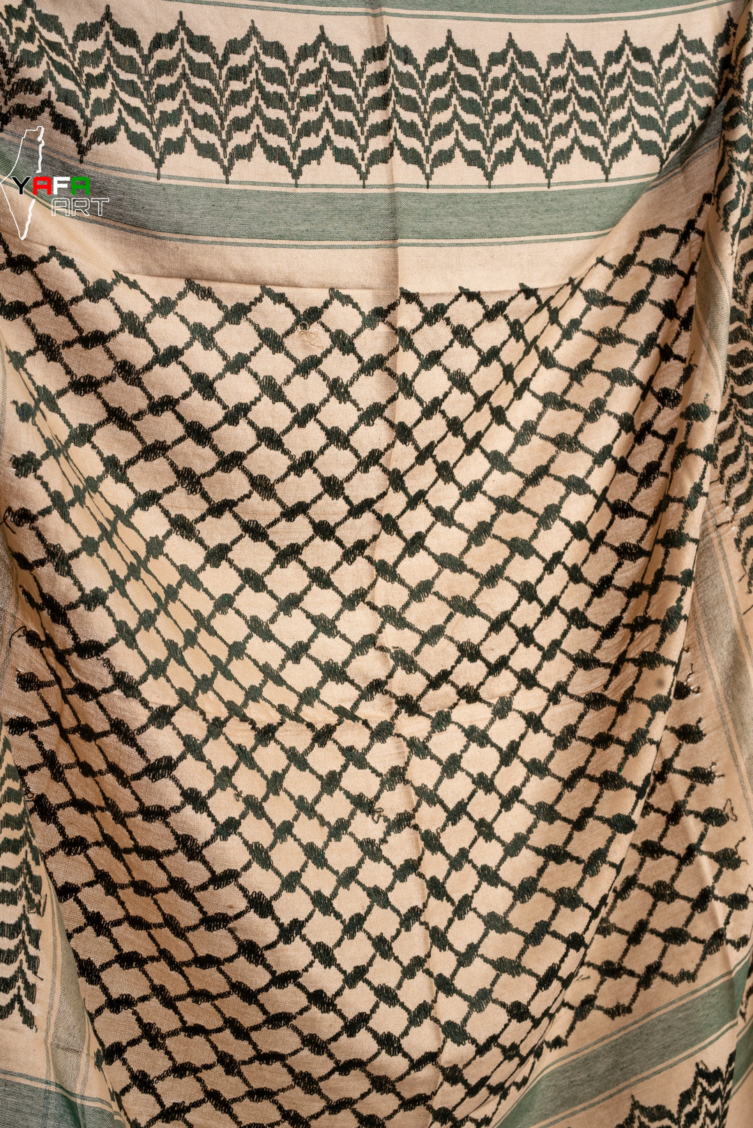 Desert X Green : Luxury Palestinian Keffiyeh