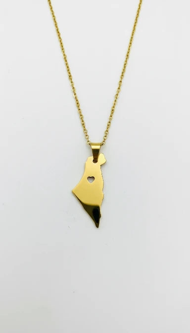 Heart of Palestine Necklace - Love & Land Collection