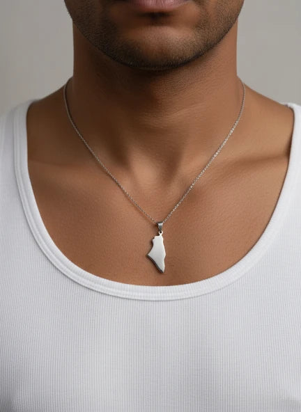 Eternal Palestine Map Necklace - Classic Heritage