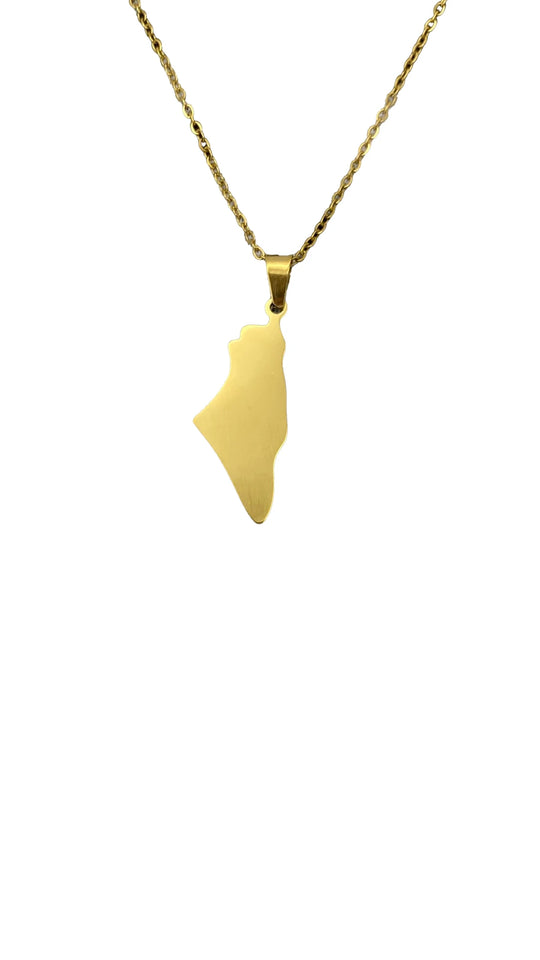 Eternal Palestine Map Necklace - Classic Heritage