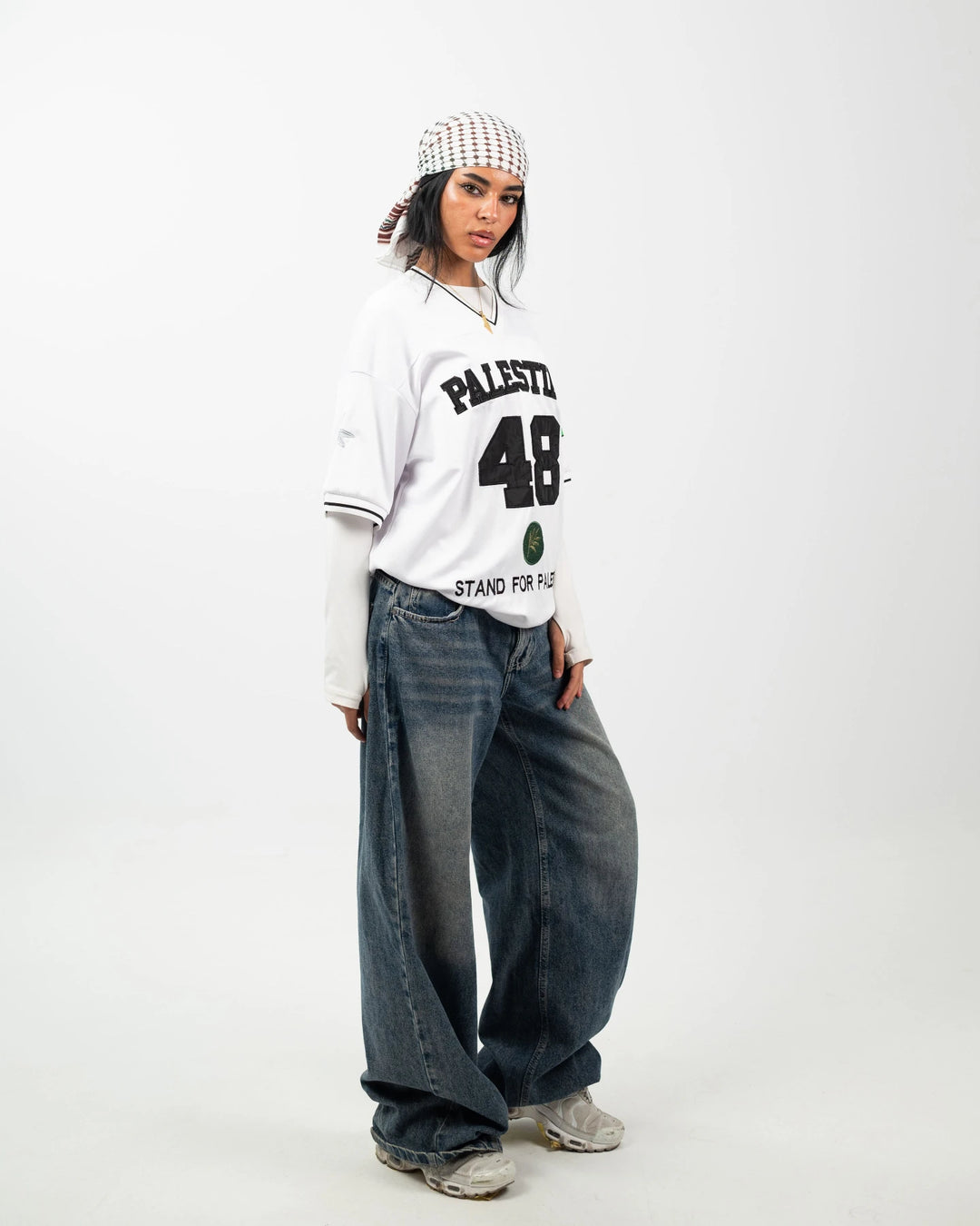 Olive Roots — 48 Game Jersey — Black & White