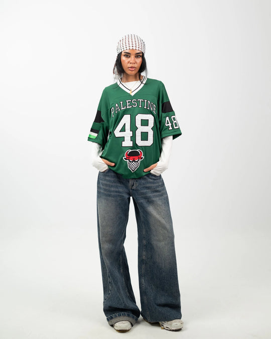 Palestine 48 Game Jersey — Deep Green
