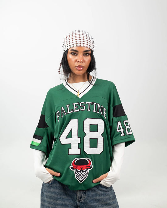 Palestine 48 Game Jersey — Deep Green