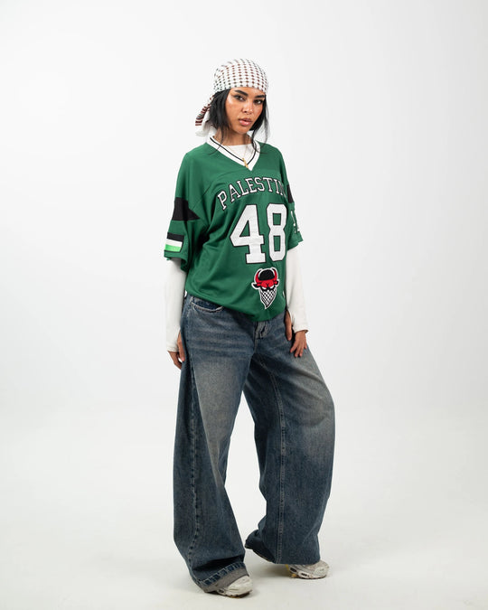 Palestine 48 Game Jersey — Deep Green