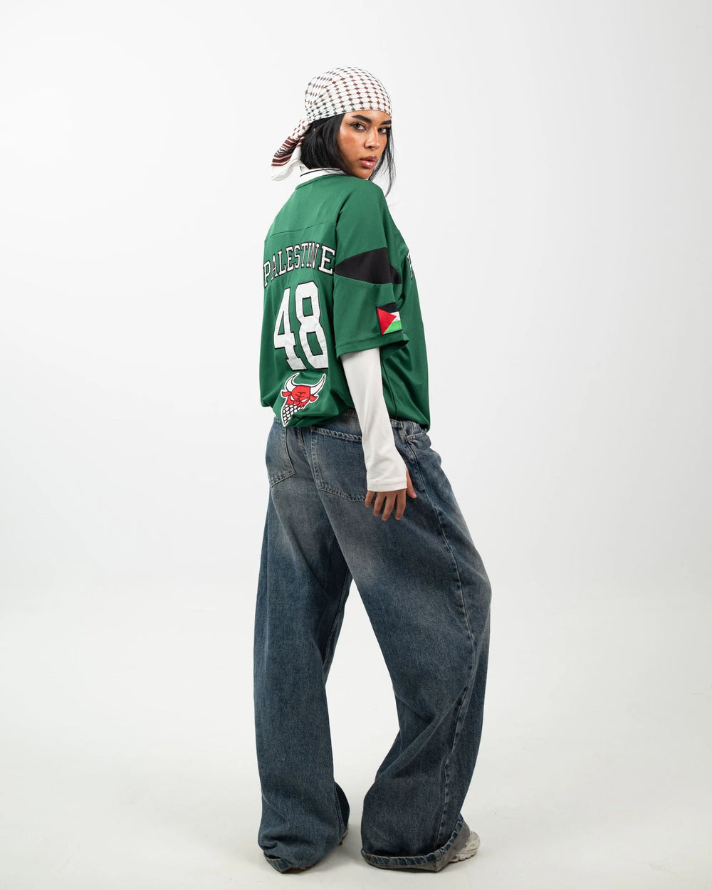 Palestine 48 Game Jersey — Deep Green