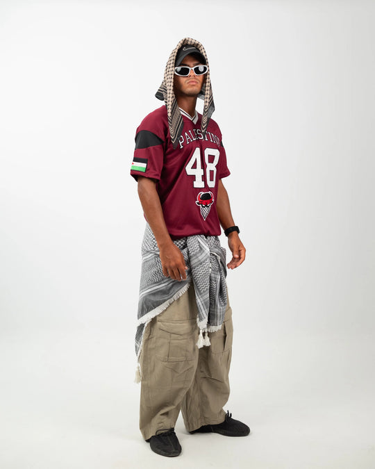 Palestine 48 Game Jersey — Burgundy