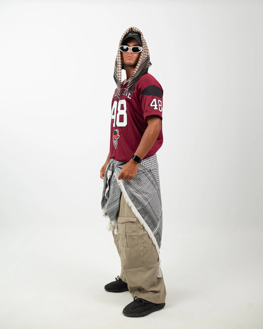 Palestine 48 Game Jersey — Burgundy