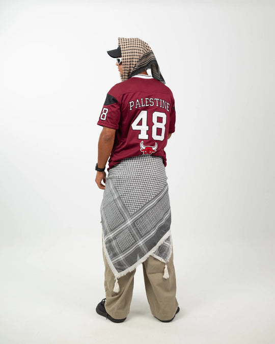 Palestine 48 Game Jersey — Burgundy