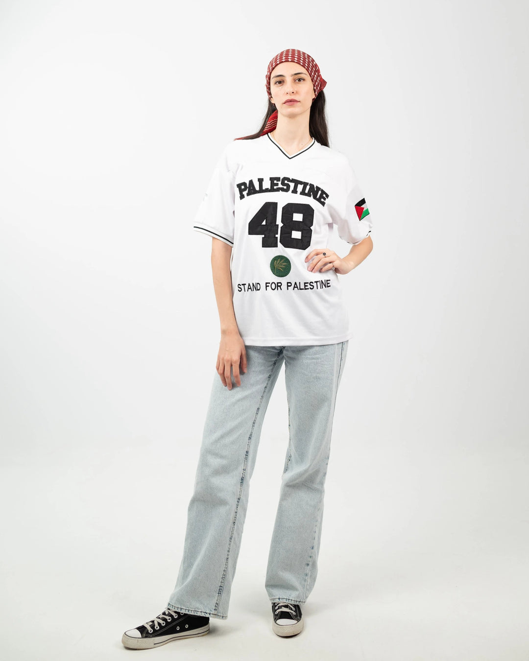 Olive Roots — 48 Game Jersey — Black & White