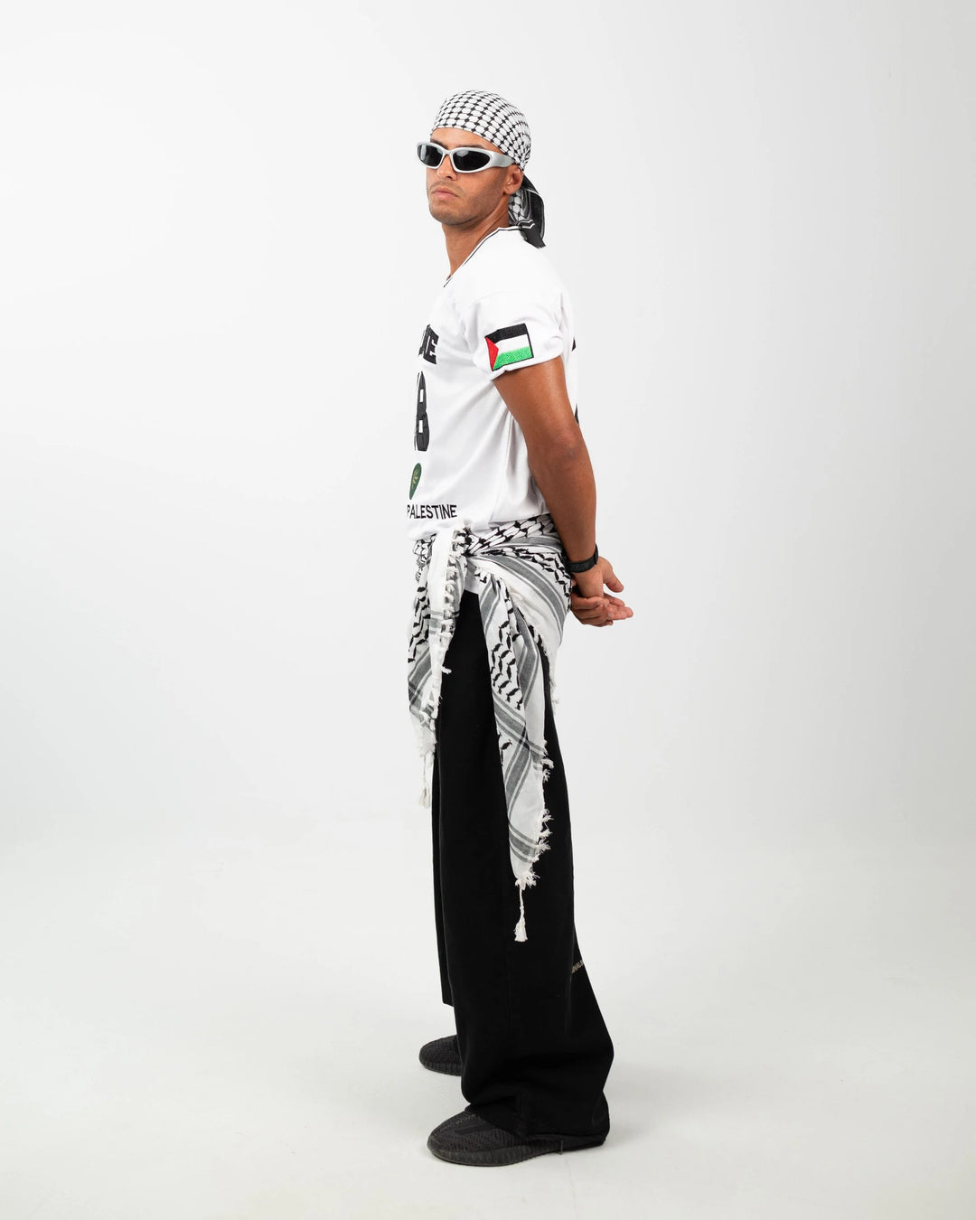 Olive Roots — 48 Game Jersey — Black & White