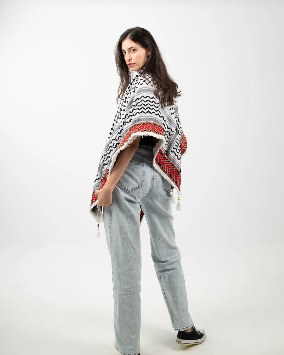 The Road Home — Tatreez-Stripe Kuffiyeh