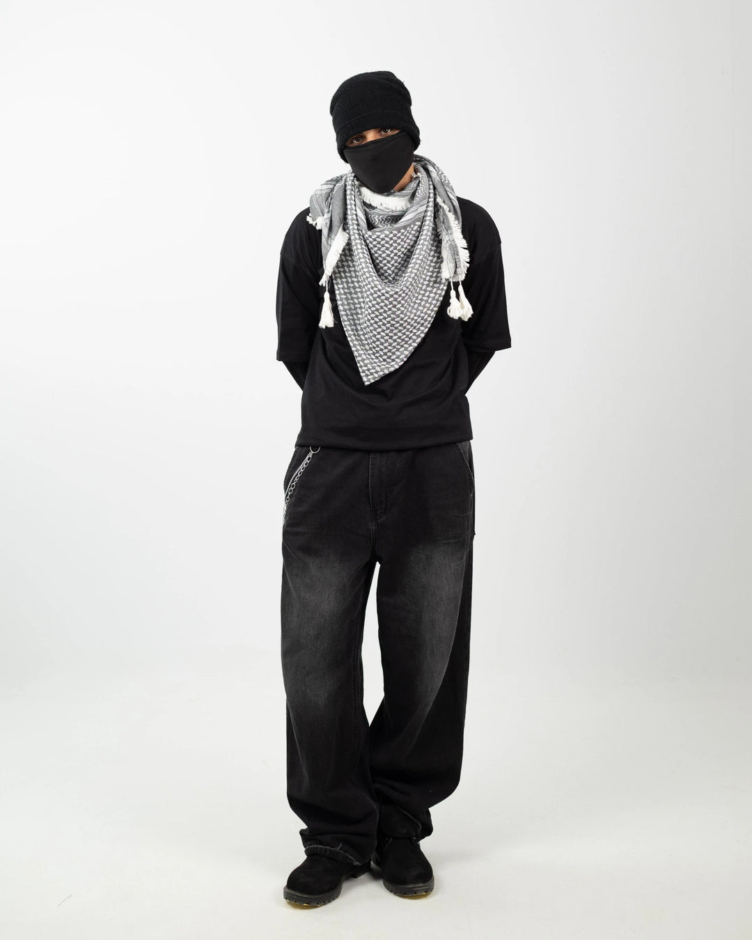 Premium Silver Palestinian Kuffiyeh