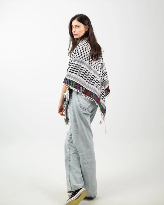 Cities of Our Land — Tatreez Kuffiyeh