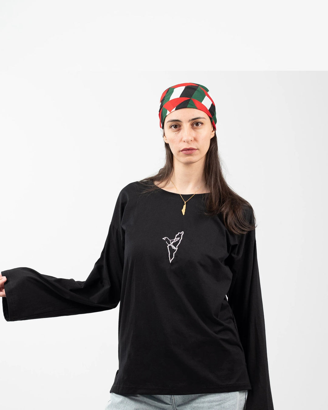 🇵🇸 Freedom Colors – Cotton Bandana (70x70cm)