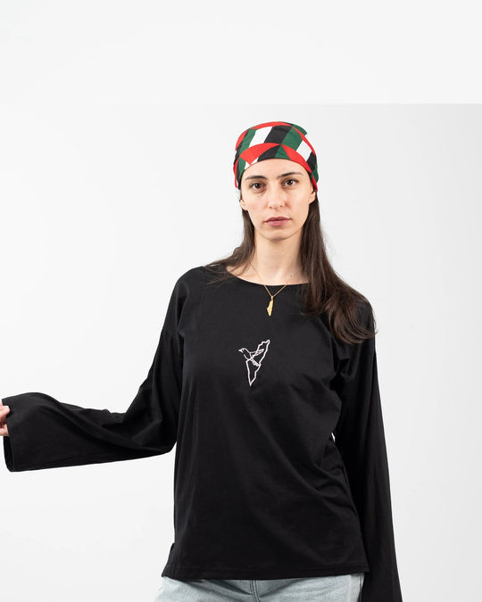🇵🇸 Freedom Colors – Cotton Bandana (70x70cm)