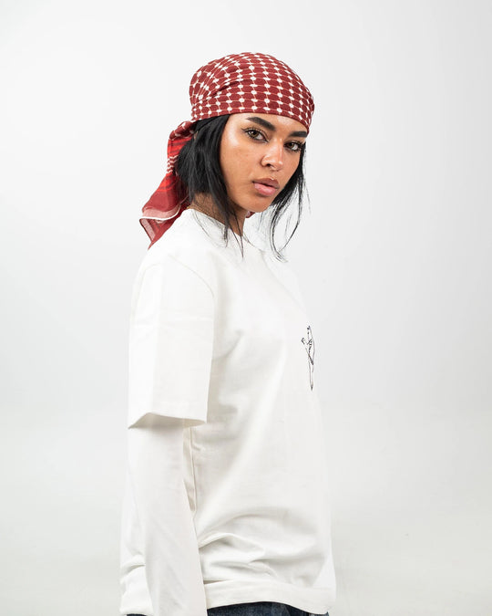 Red Moon – Cotton Bandana (70x70cm)