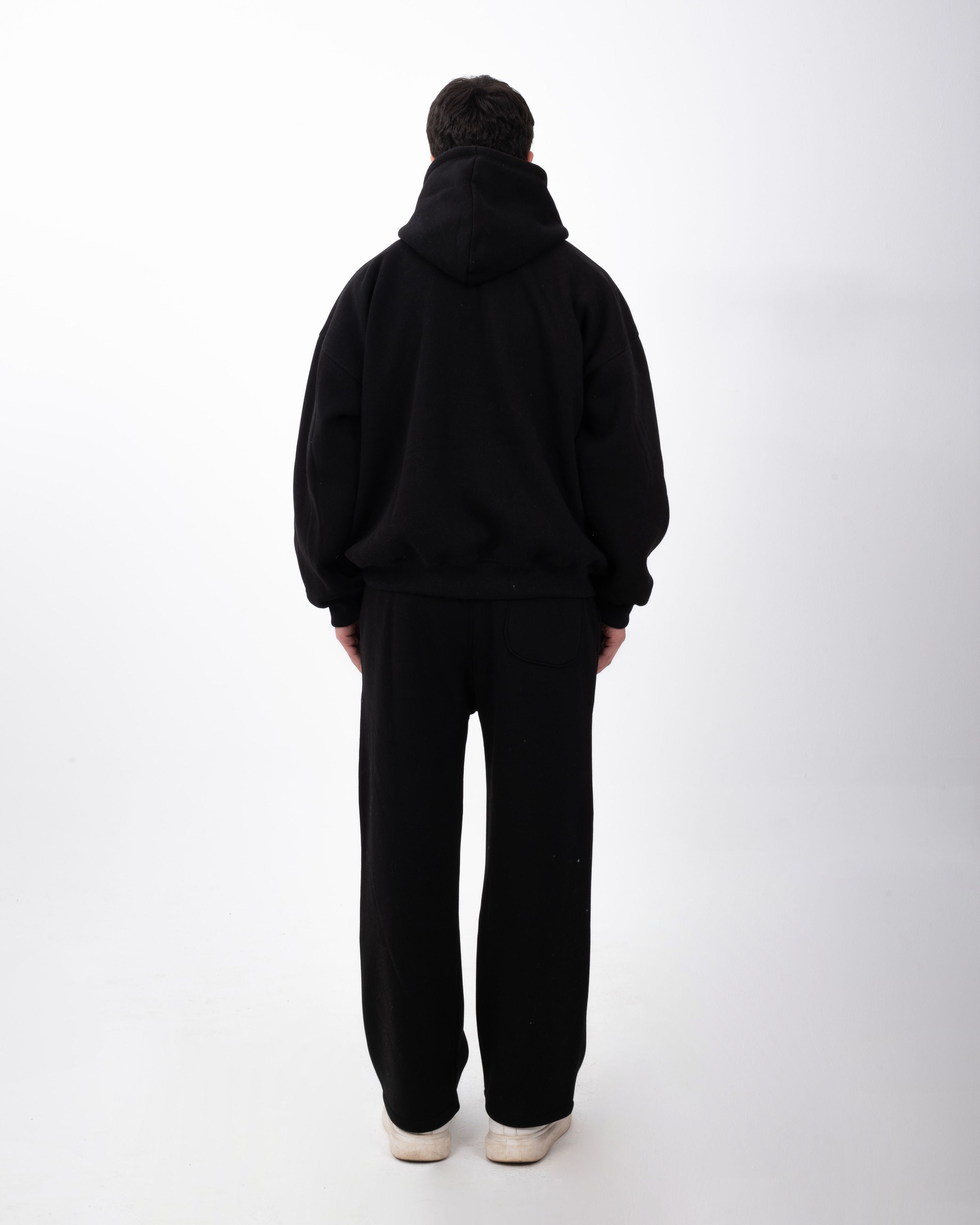 YAFA MIDNIGHT BLACK STITCHED HOODIE – RESPECT EXISTENCE