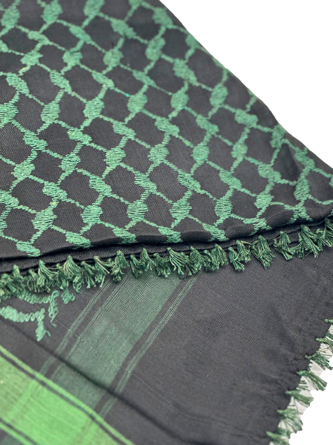 Dark Green X Black: Timeless Palestinian Kuffiyeh