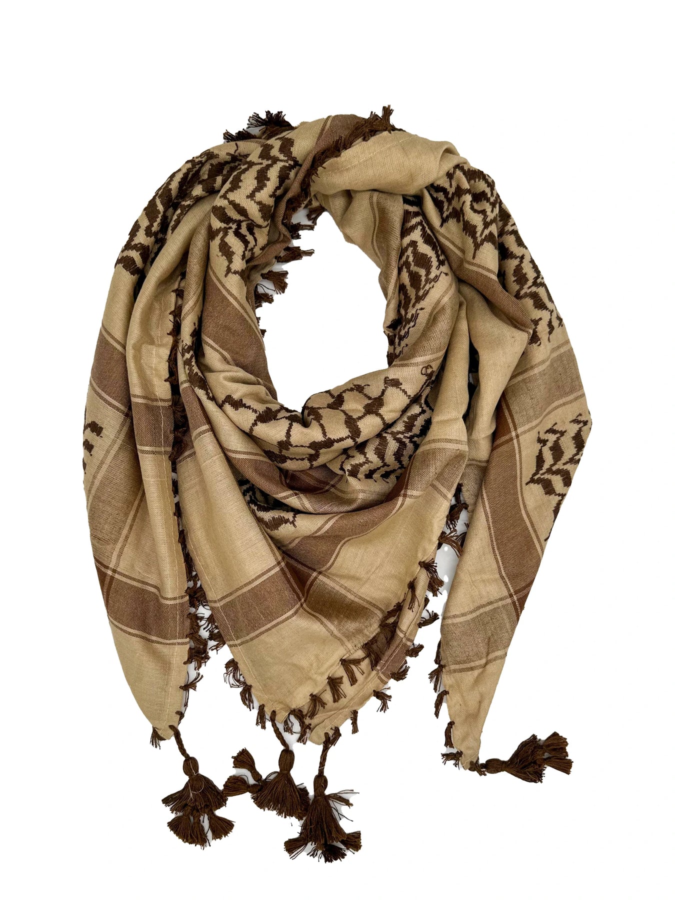 Kufiya blanc rose-rouge Shemagh foulard Arafat - Prêt-à-Porter Kufiya blanc rose-rouge Shemagh foulard Arafat - Prêt-à-Porter