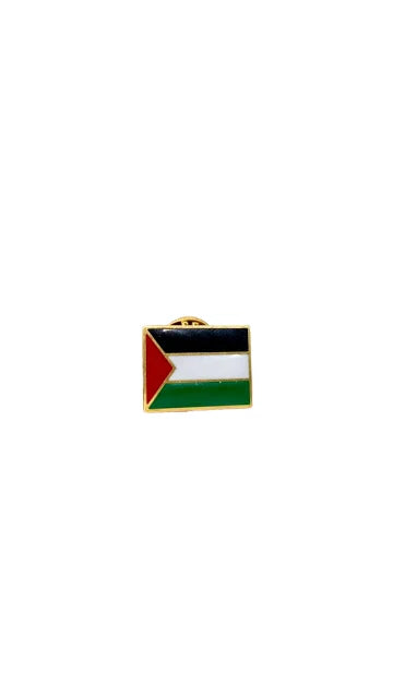 Palestine Flag Pin (Stainless Steel)