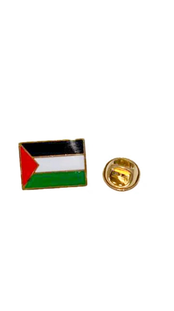Palestine Flag Pin (Stainless Steel)