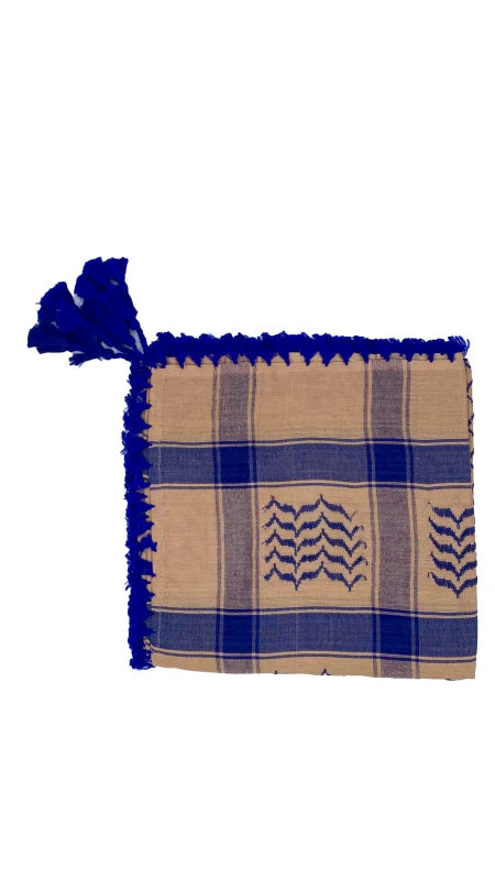 Café X Blue Palestinian Keffiyeh