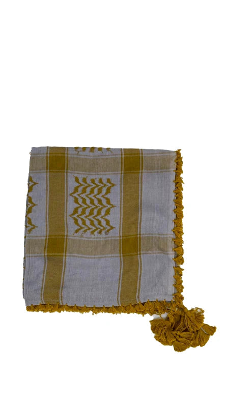 Silver X Cumin Palestinian Keffiyeh