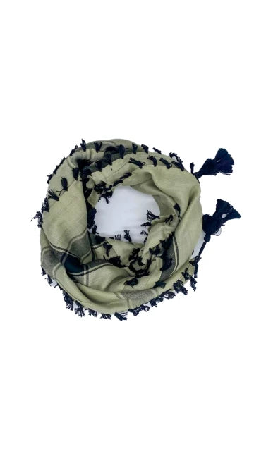 Olive X Black Palestinian Keffiyeh