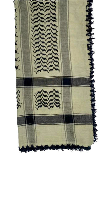 Olive X Black Palestinian Keffiyeh